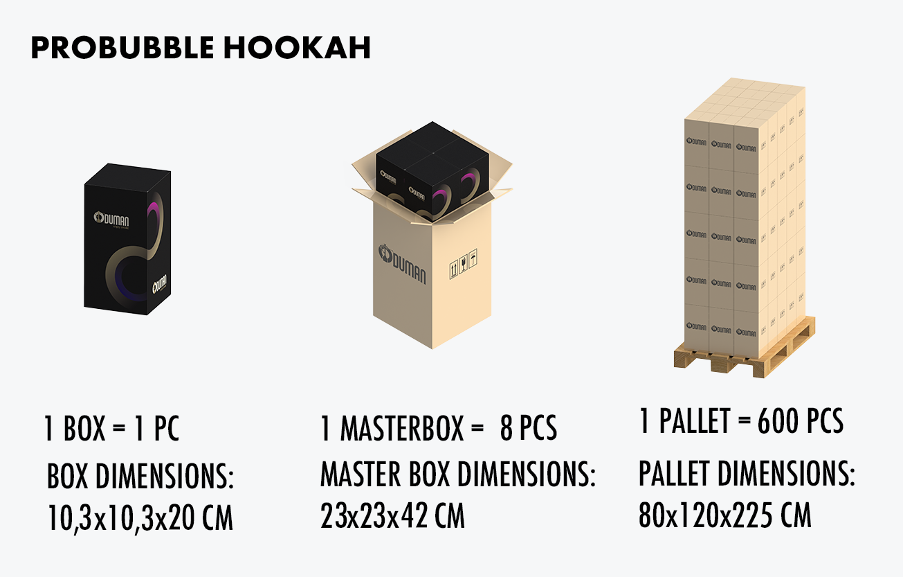 PROBUBBLE HOOKAH - BLACK