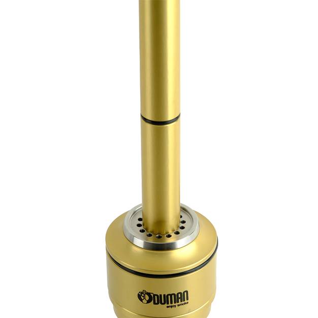 NOVA HOOKAH - CLEAR GLASS-GOLD BODY