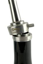 COSMO HOOKAH - SILVER BODY - BLACK GLASS