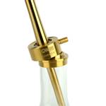 INFINITY HOOKAH - CLEAR GLASS-GOLD BODY