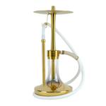 INFINITY HOOKAH - GOLD GLASS-GOLD BODY