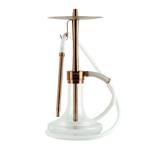 INFINITY HOOKAH - CLEAR GLASS-BRONZE BODY